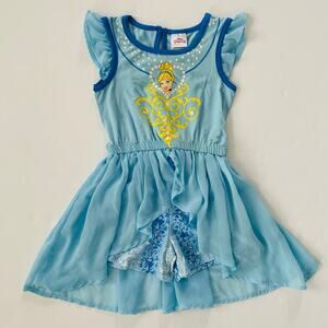 Disney Blue Princess Jumpsuit for Kids